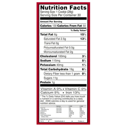 Mrs. Fields Cookies, Milk Chocolate Chip, 1 oz Individually Wrapped, 30/Box, 2 Boxes/Carton (GRR60004080)