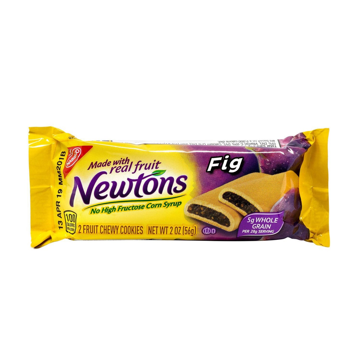Nabisco Fig Newtons, 2 oz Pack, 2 Cookies/Pack, 24 Packs/Box, 4 Boxes/Carton (GRR60004081)