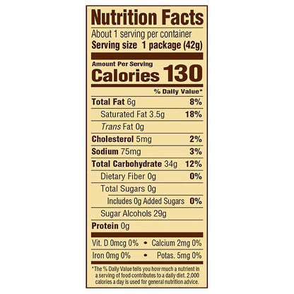 Werther's Chewy Caramels Sugar Free, 1.48 oz Bag, 24/Carton (GRR60004088)