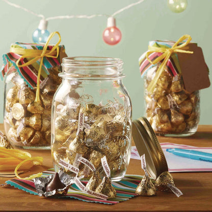 Hershey's KISSES with Almonds, Milk Chocolate, 32 oz Pack, 2 Packs/Carton (GRR60004091)