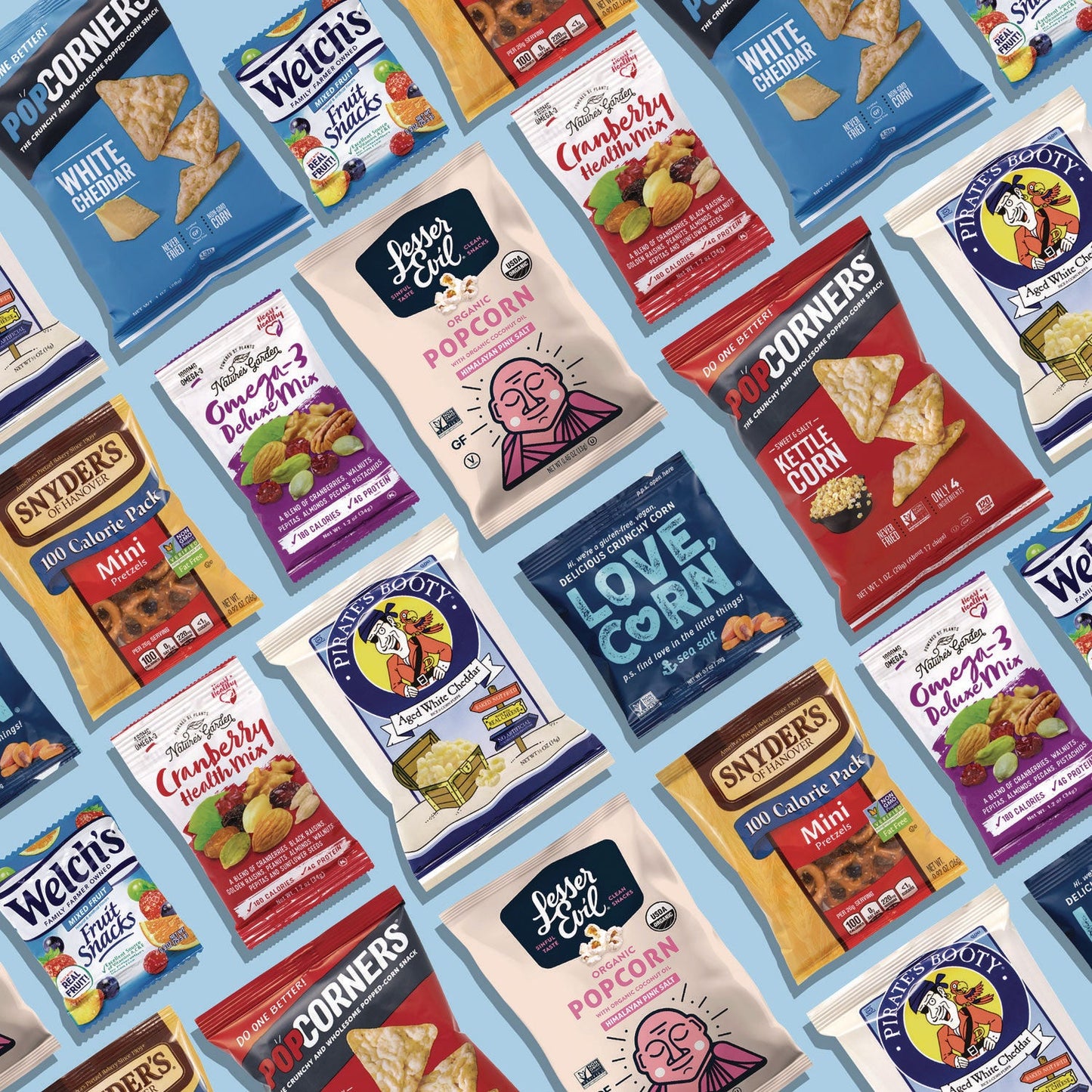 Snack Box Pros Better For You Snack Box, 37 Assorted Snacks/Box (GRR70000154)