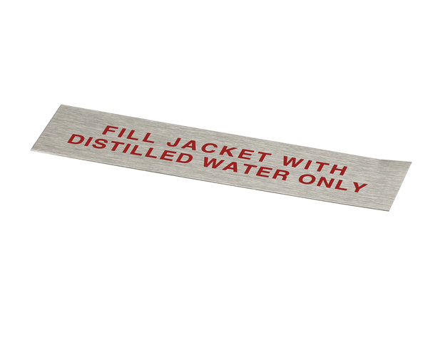 Groen Z026450 Label, Distilled Water (GRZ026450)