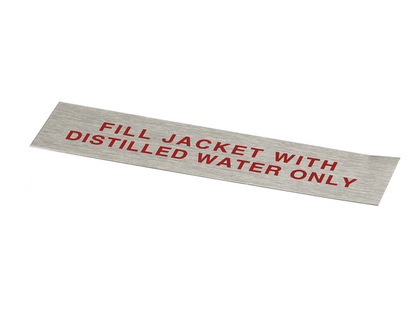 Groen Z026450 Label, Distilled Water (GRZ026450)
