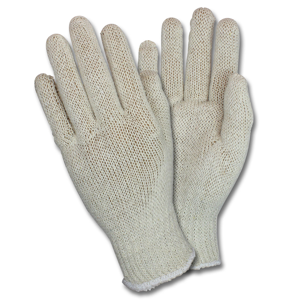 Safety Zone® Light Weight Cotton Polyester String Knit Gloves, Womens, 12 Pairs (SZNGSLW-WN-2P-NRB)