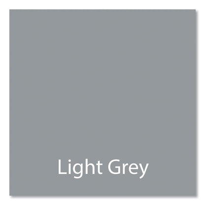 Gratnells F1 Shallow Trays for Gratnells Storage Frames and Trolleys, 1 Section, 1.85 gal, 12.28" x 16.81" x 3.25", Light Gray, 8/Pack (GTSFS0119P8)