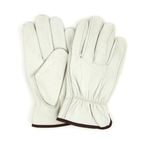 Safety Zone® Standard Grain Pigskin Driver Gloves Lrg, 12 Pairs (SZNGWPSLDR1-L)