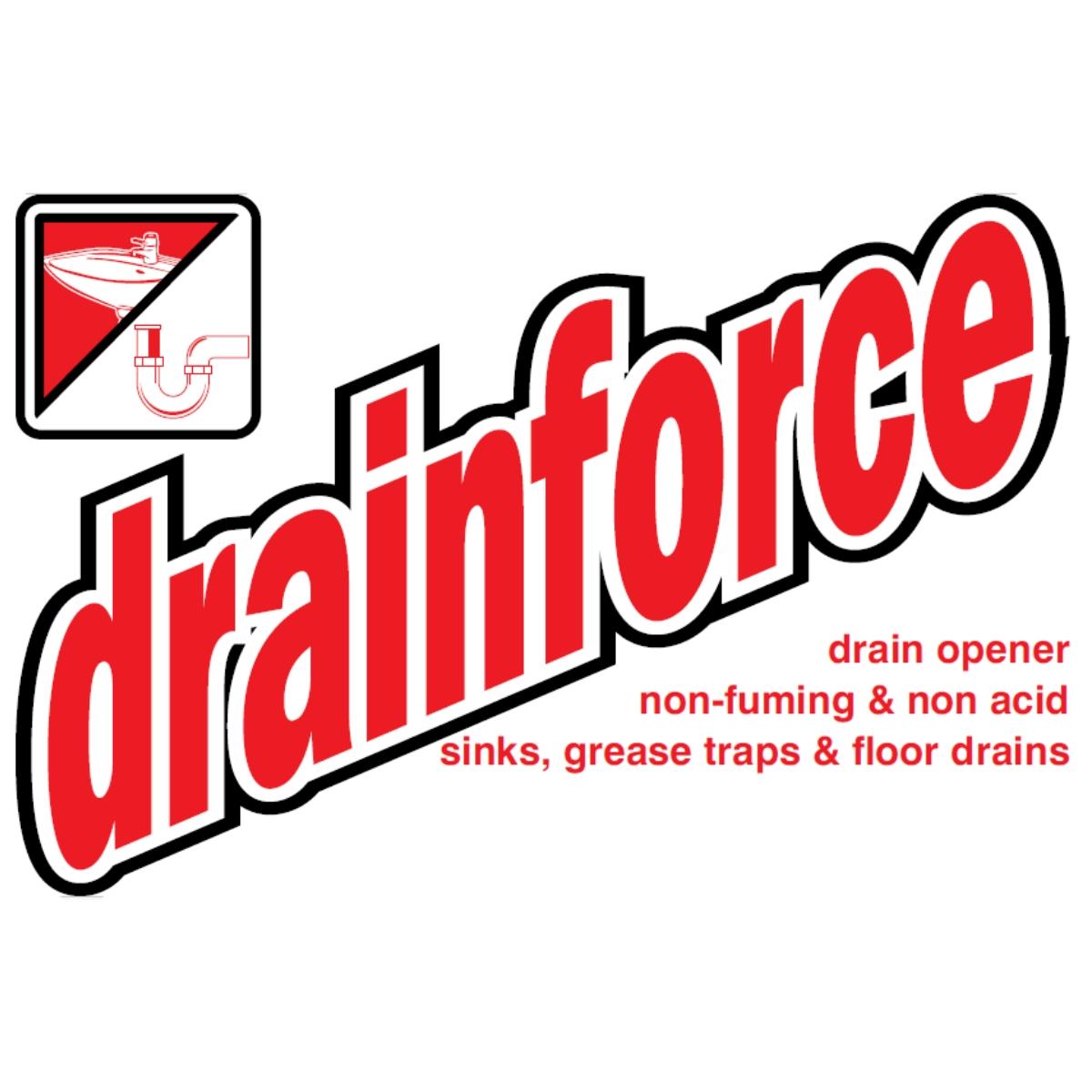 Hospeco® Drainforce Drain Opener, 12x1 Quart (HOS10612)