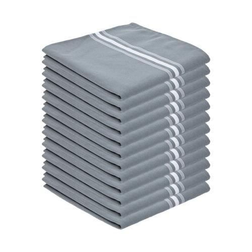 Arkwright Home® FoodService Bistro NaPackin Reverse Dark Grey, 12/Pack (NAP-RVBISTRO-DG)