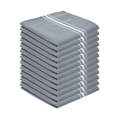 Arkwright Home® FoodService Bistro NaPackin Reverse Dark Grey, 12/Pack (NAP-RVBISTRO-DG)