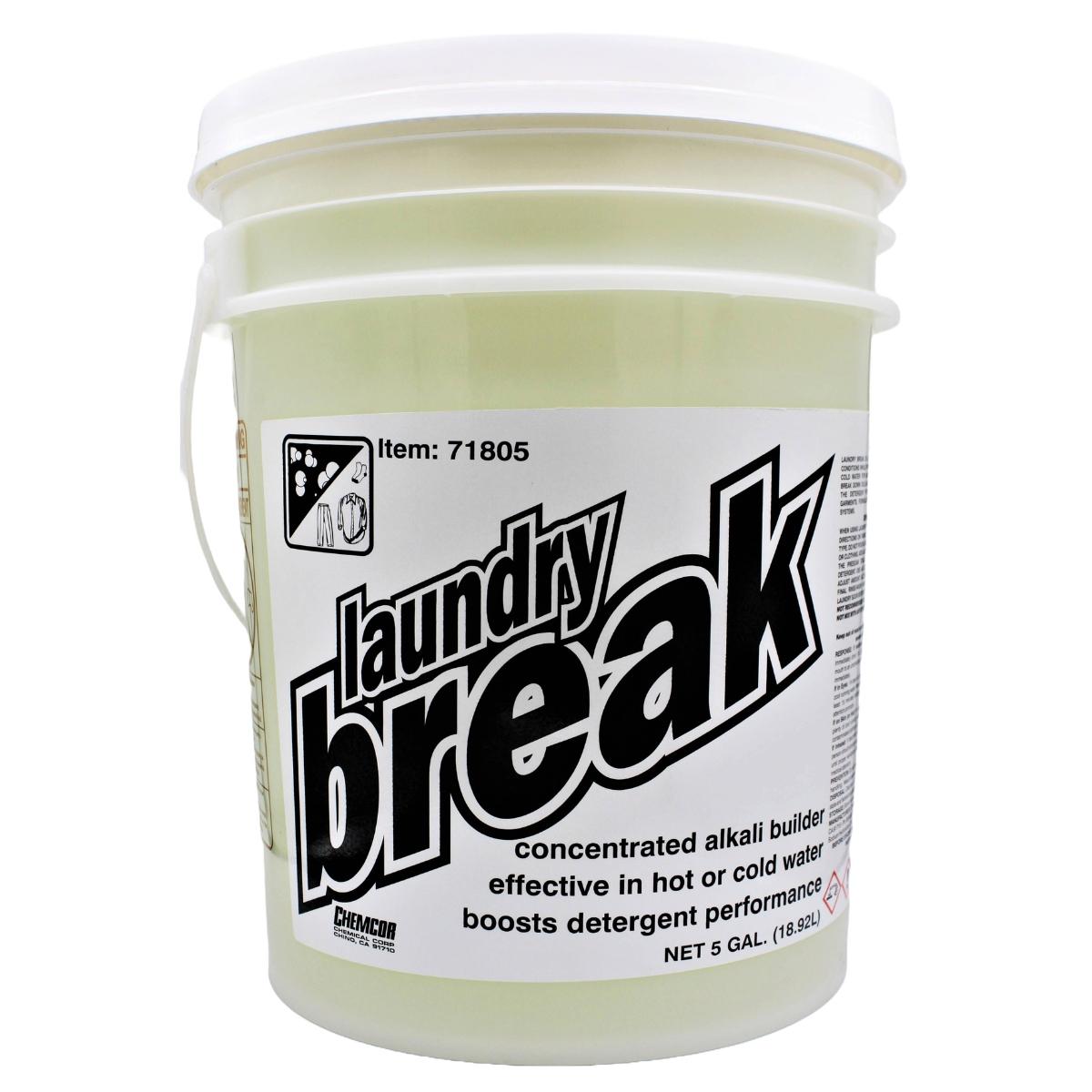 Hospeco® Laundry Break Alkali Builder & Booster Concentrate, 5 Gallon (HOS71805)