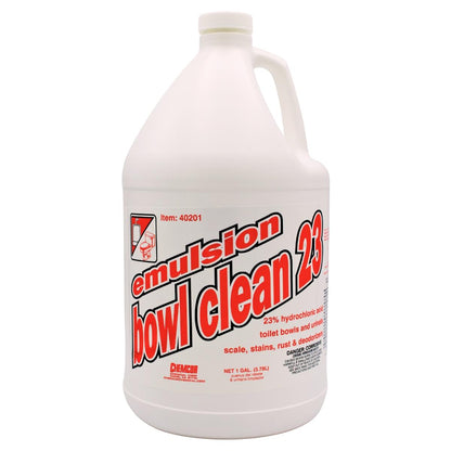 Hospeco® Emulsion Bowl Cleaner 23% HCL, 4x1 Gallon (HOS40201)