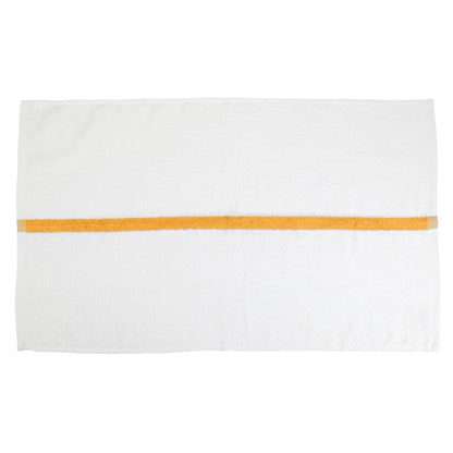 Hospeco® Power Gym Hand Towel 16x27 Gold Stripe, 120/Case (HOSPWR-1627-3GLDCS-CS)