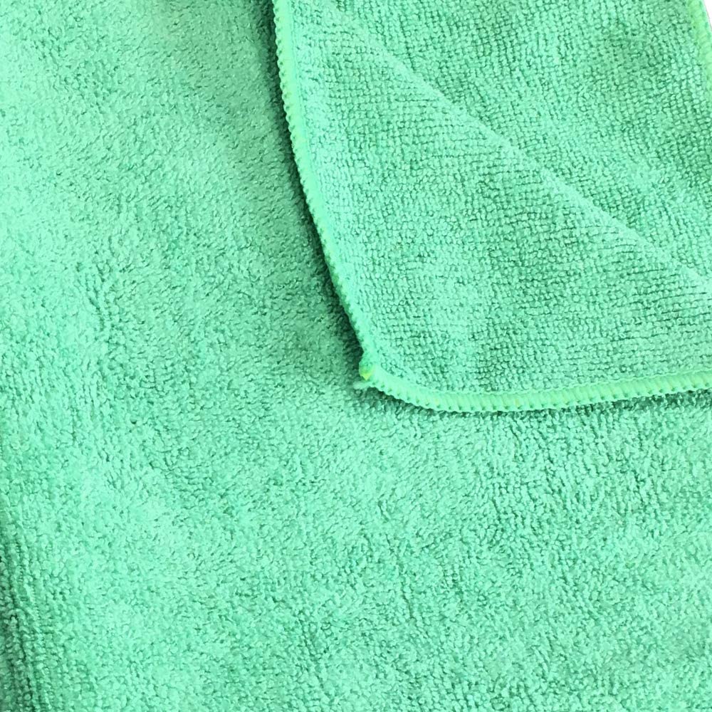 Hospeco® Microfiber Cloth 16x27 300 GSM Tri-Fold Green, 12/Pack (HOSMFC3001627GN)