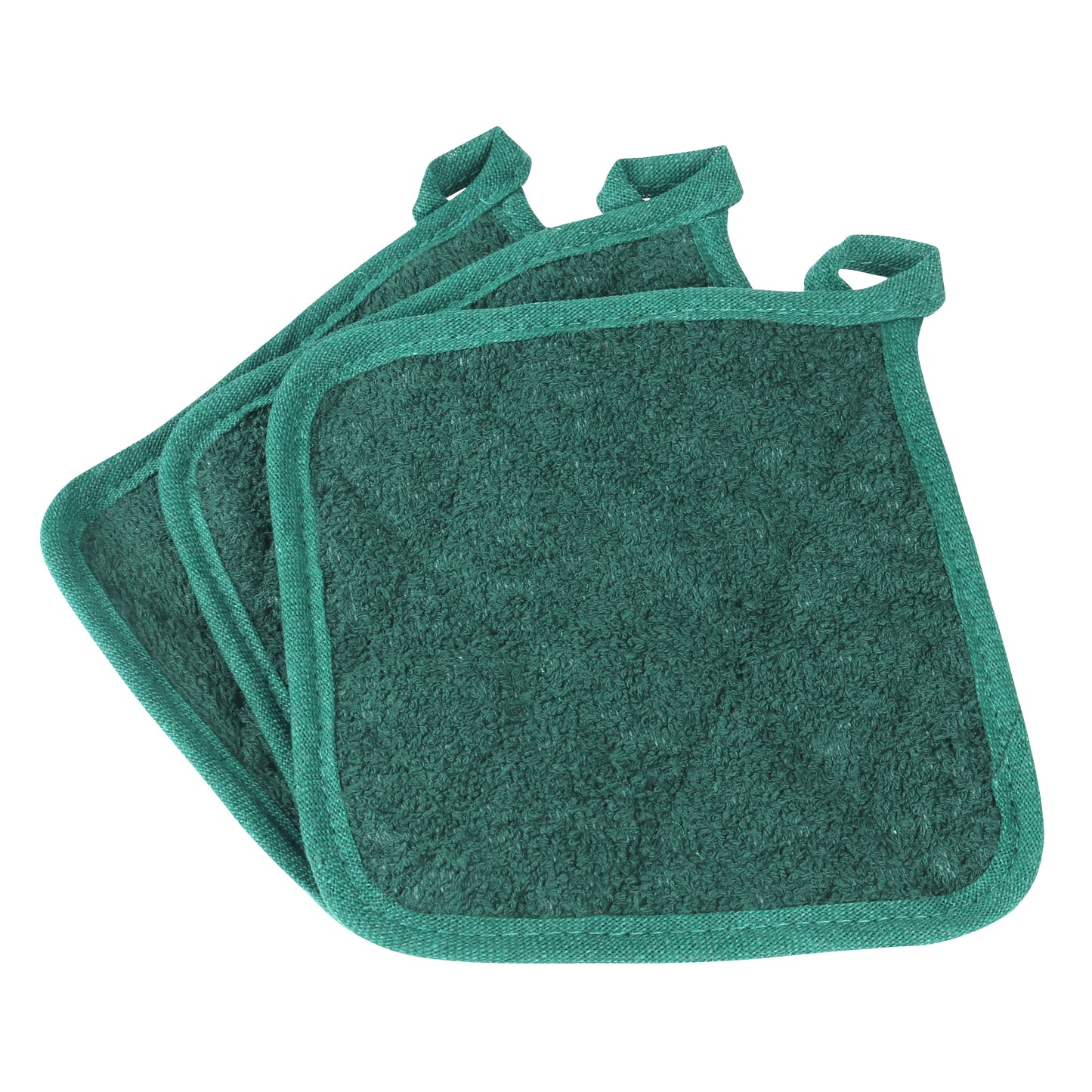 Hospeco® Cooks Linen Pot Holder 7x7 Green, 144/Case (HOSPOT-GREEN-CS)