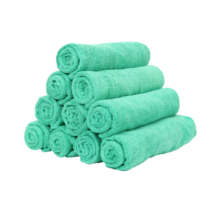 Hospeco® Microfiber Cloth 16x27 300 GSM Tri-Fold Green, 12/Pack (HOSMFC3001627GN)