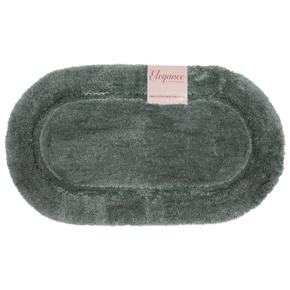 Arkwright Home® Elegance Oval Bath Rug, 20x24, Green (P-ELEOV-2024-GR)