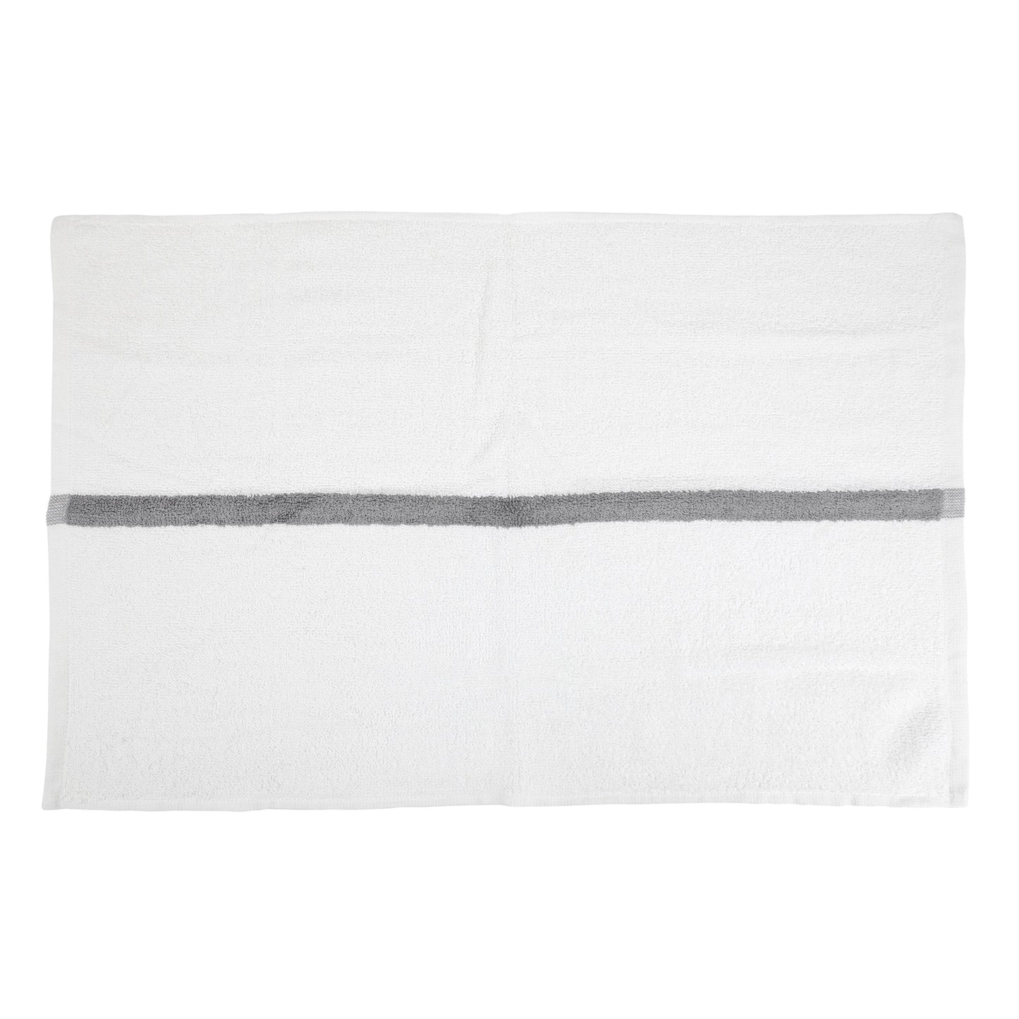 Hospeco® Power Gym Hand Towel 16x27 Gray Stripe, 120/Case (HOSPWR-1627-3GYCS-CS)