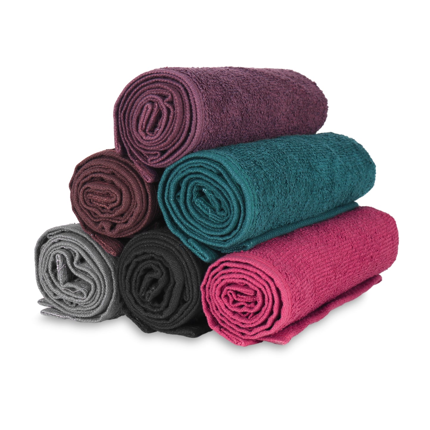 Hospeco® Cotton Salon Towel 16x28 Eggplant, 12/Pack (BB-1628-3EGP)