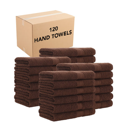 Hospeco® True Color Hand Towel 16x27 Brown, 120/Case (HOSHAND-BROWN)