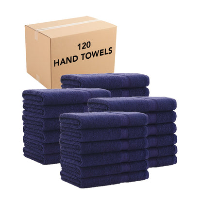 Hospeco® True Color Hand Towel 16x27 Navy, 120/Case (HOSHAND-NAVY)