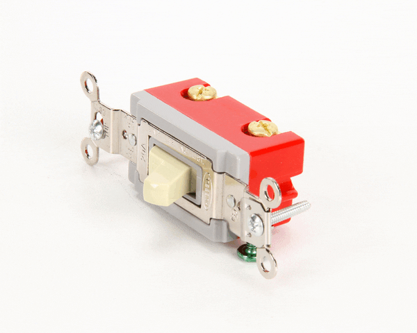Hubbell Lighting 1221I 1P Switch 20A 120V Ivory (HBL1221I)