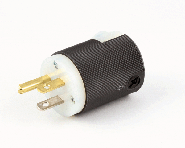 Hubbell Lighting 5266C 15A Straight Plug (HBL5266C)