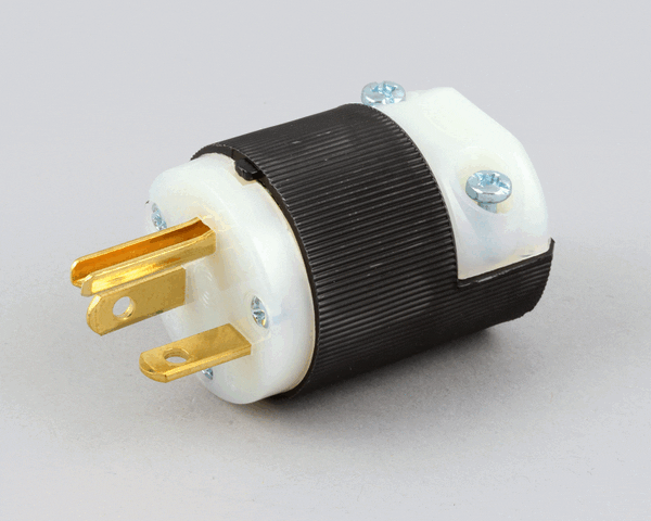 Hubbell Lighting 5466C Plug Straight Nema 6-20P 250V (HBL5466C)