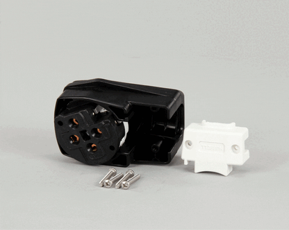 Hubbell Lighting 8452C 4-Prong 50A 250V Plug Angled (HBL8452C)