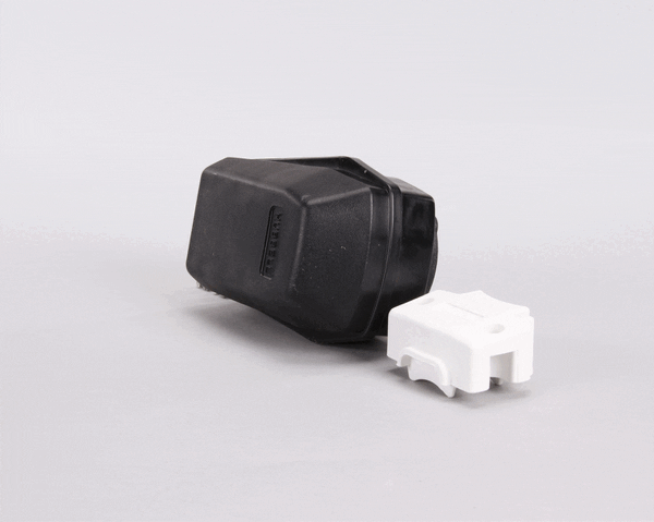 Hubbell Lighting 9452C Angle Plug W Strt Blade (HBL9452C)