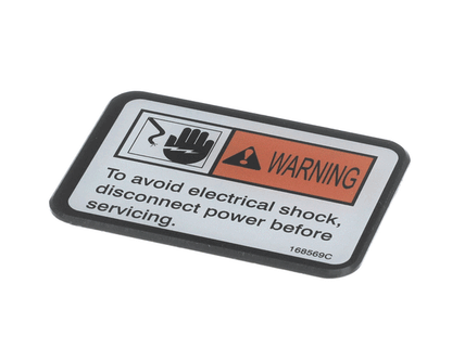 Henny Penny 168569 Label-Warning Disc. Power (HEN168569)