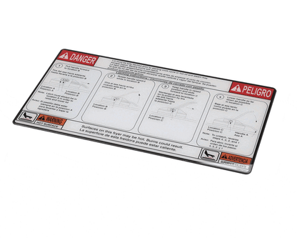 Henny Penny 168572 Label-Lid Instr Eng/Spa (HEN168572)