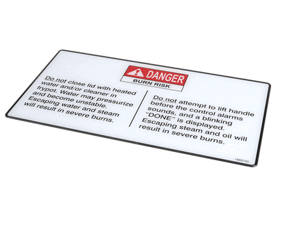 Henny Penny 168574 Label-Operation Hazards,Velo (HEN168574)