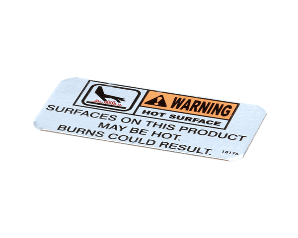 Henny Penny 18176 Label-Warning Hot (HEN18176)