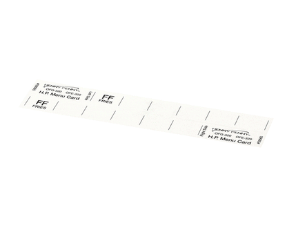 Henny Penny 59565 Menu Card - Hp Gm (HEN59565)