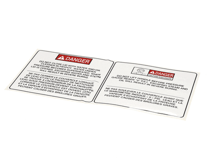 Henny Penny 71901 Label-Operational Haz, Eng/Fr (HEN71901)