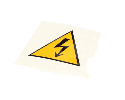 Henny Penny 72704 Label - Shock Hazard (HEN72704)