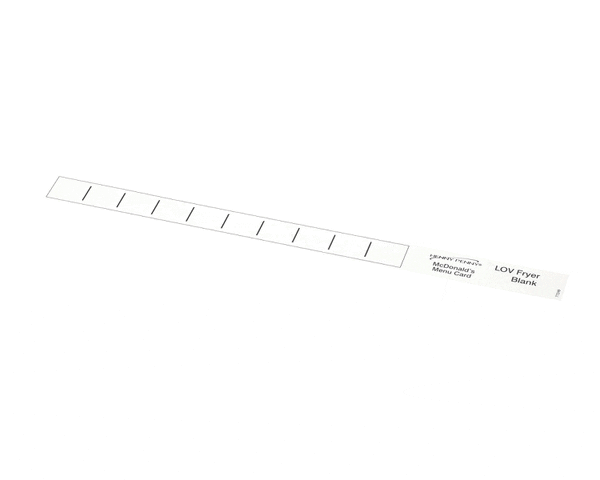 Henny Penny 77249 Menu Card-Blank-Lov (HEN77249)