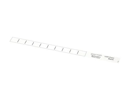 Henny Penny 77249 Menu Card-Blank-Lov (HEN77249)