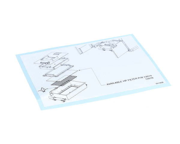 Henny Penny 90196 Label-Replacement Filter (HEN90196)