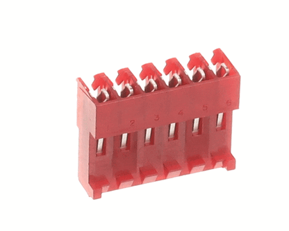 Henny Penny Me10-055 Connector - Ins/Disp 6 Pin (HENME10-055)