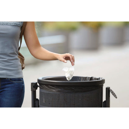 Heritage Bag Linear Low-Density Can Liners, 30 gal, 0.9 mil, 26" x 42", Black, 200/Carton (HERD5242TK)