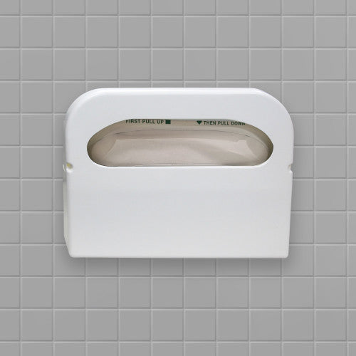 Hospeco® Health Gards® Half Fold Toilet Seat Cover Dispenser, White (HOSHG-1)