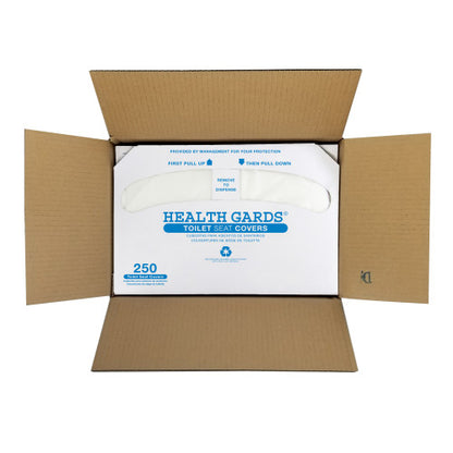 Hospeco® Health Gards® Half Fold Toilet Seat Covers, 250/Pack, 20 Packs/Case (HOSHG-5000)