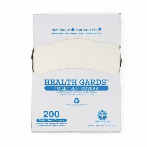 Hospeco® Health Gards® Quarter Fold Toilet Seat Covers, 200/Pack, 25 Packs/Case (HOSHG-QTR-5M)