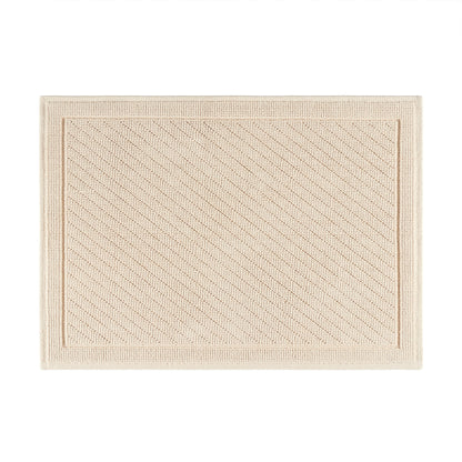 Arkwright Home Host & Home Cotton Bath Rug 17x24 Almond Milk (P-HH-BM-1724-BG)
