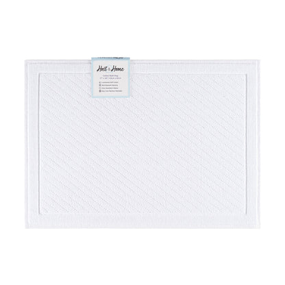 Arkwright Home® Host & Home Cotton Bath Mat 17x24 White, 4/Case (HH-BM-1724-WH)