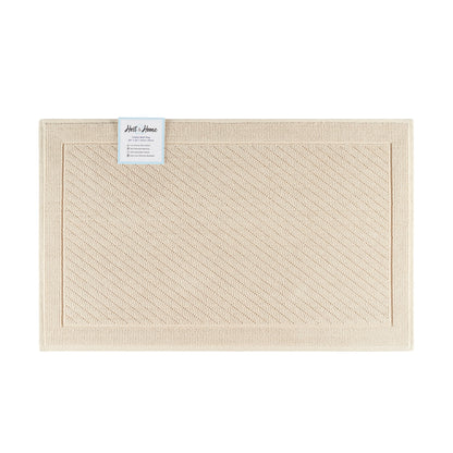 Arkwright Home® Host & Home Cotton Bath Mat 20x32 Almond Milk, 4/Case (HH-BM-2032-BG)