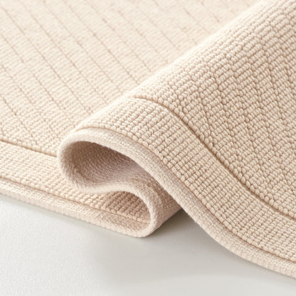 Arkwright Home® Host & Home Cotton Bath Mat 17x24 Almond Milk, 4/Case (HH-BM-1724-BG)
