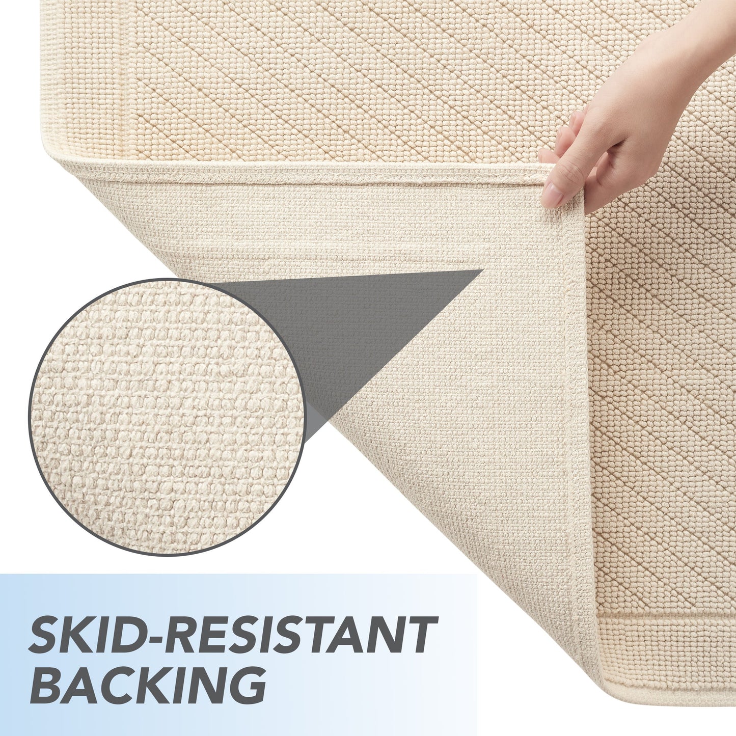 Arkwright Home® Host & Home Cotton Bath Mat 20x32 Almond Milk, 4/Case (HH-BM-2032-BG)