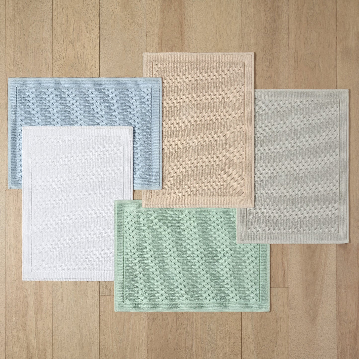 Arkwright Home® Host & Home Cotton Bath Mat 20x32 Light Blue, 4/Case (HH-BM-2032-LB)